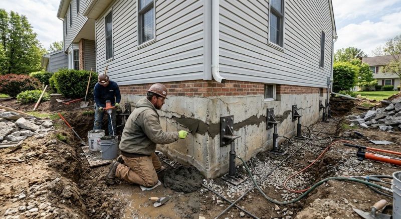 Basement Foundation Repair in Fullerton, CA