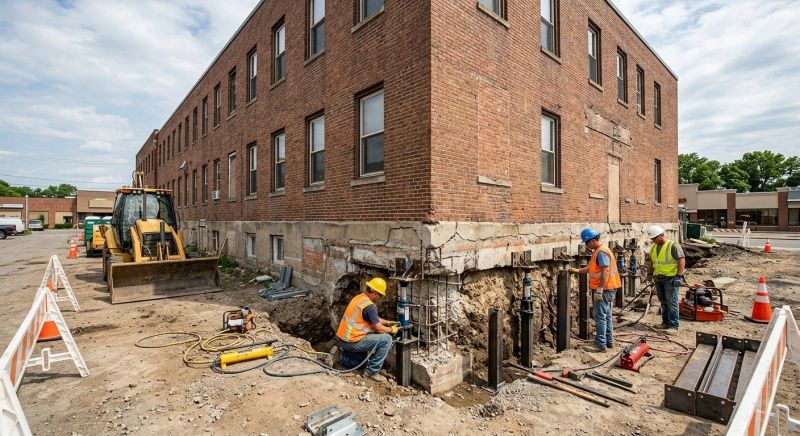Commercial Foundation Repair in Chino Hills, CA