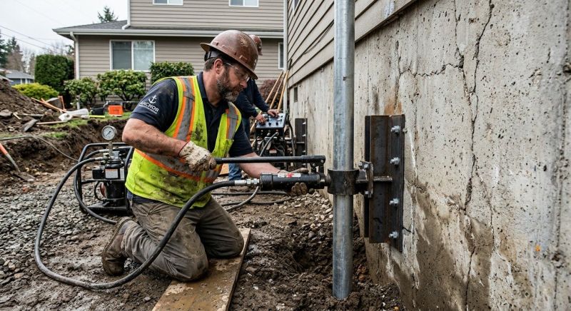 Concrete Foundation Leveling in Corona, CA