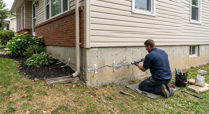 Cracked Foundation Repair in Brea, CA