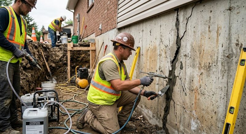 Cracked Foundation Repair in Montclair, CA