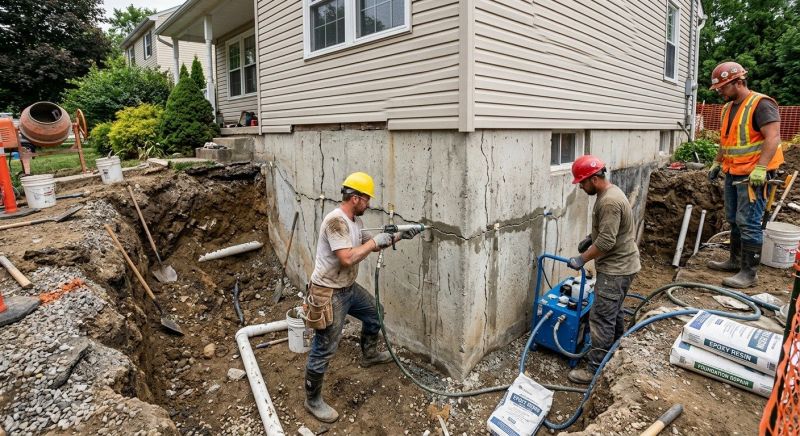 Cracked Foundation Repair in Pomona, CA