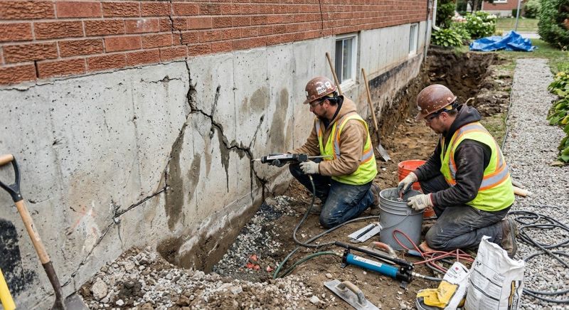 Cracked Foundation Repair in San Dimas, CA