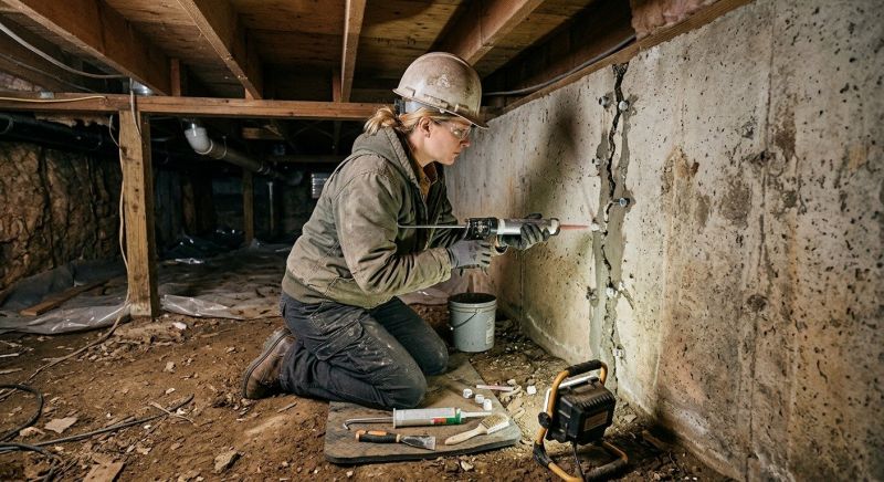 Crawlspace Foundation Repair in Anaheim, CA