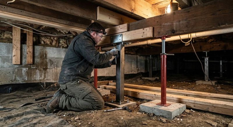 Crawlspace Structural Repair in Chino Hills, CA