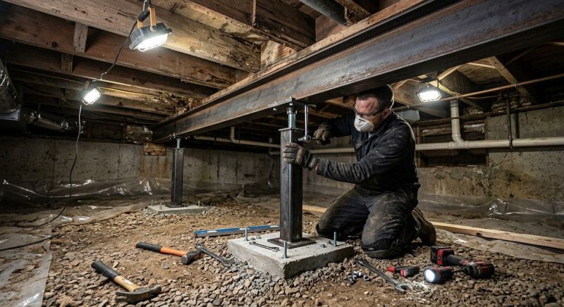 Crawlspace Structural Repair in Chino Hills, CA