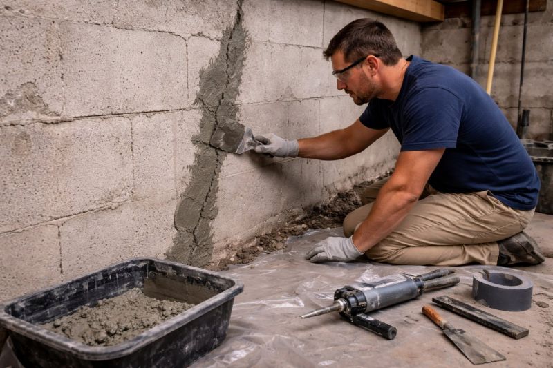 Foundation Crack Repair in Rowland Heights, CA