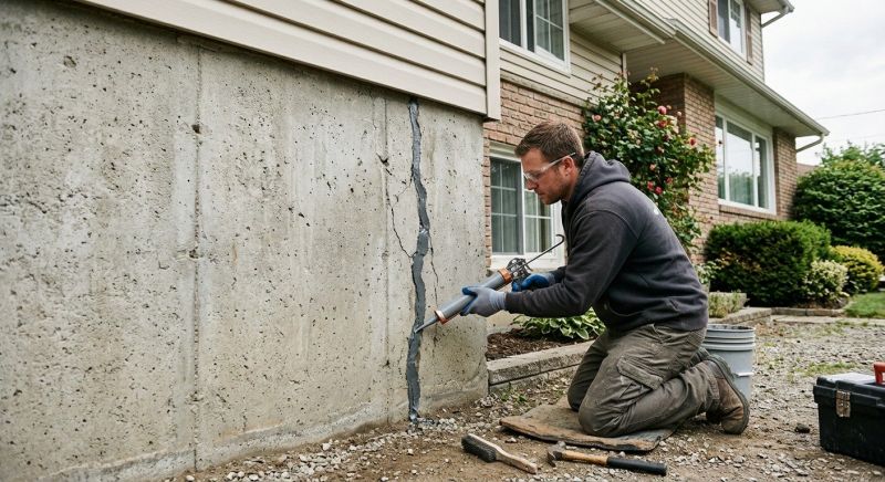 Foundation Crack Sealing in Chino Hills, CA