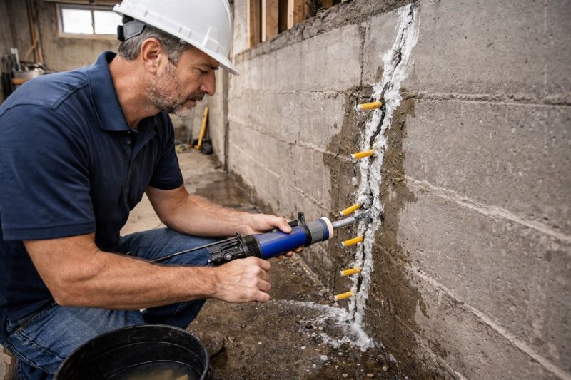 Foundation Crack Sealing in Chino Hills, CA