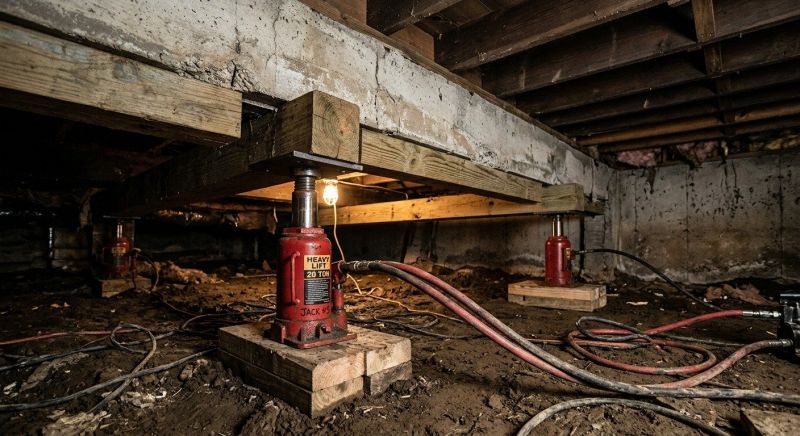 Foundation Jacking in Diamond Bar, CA