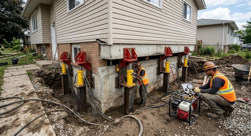 Foundation Lifting in Bloomington, CA