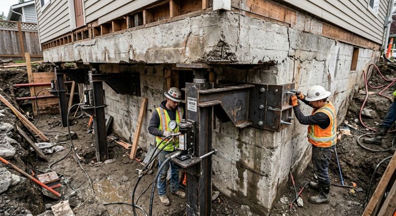 Foundation Lifting in Irvine, CA