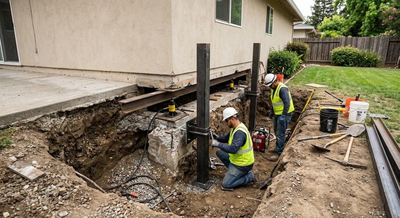 Foundation Pier Repair in Chino Hills, CA
