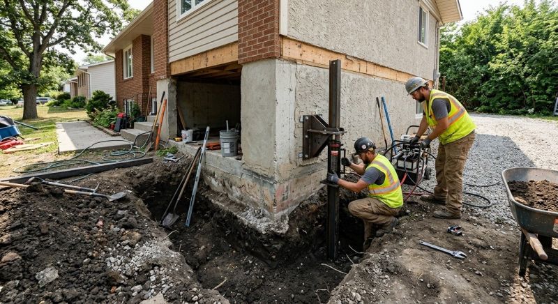 Foundation Pier Repair in Chino Hills, CA