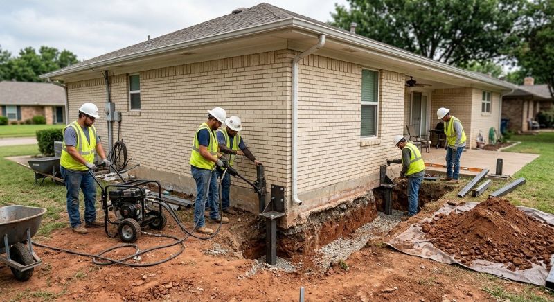 Foundation Stabilizing in Bloomington, CA