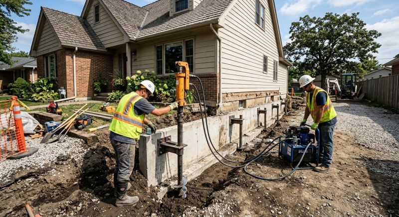 Foundation Stabilizing in Chino Hills, CA