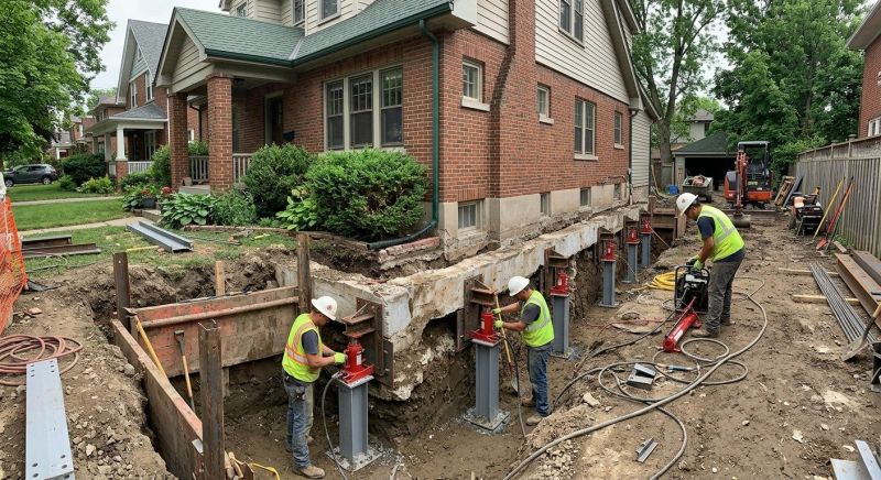 Foundation Underpinning in Chino Hills, CA
