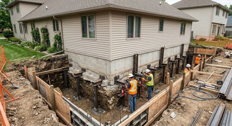 Foundation Underpinning in Chino Hills, CA