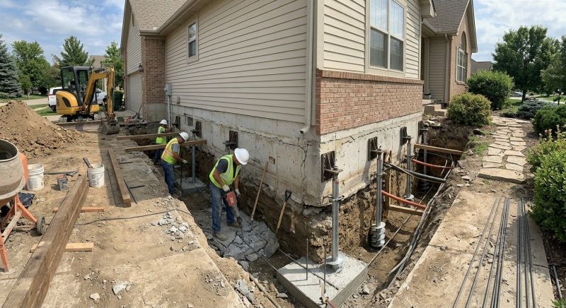 Foundation Underpinning in Chino Hills, CA