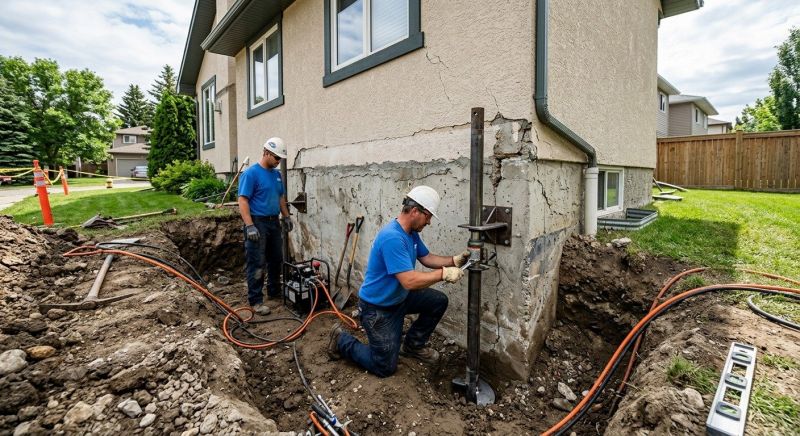 Helical Piers Installation in Chino Hills, CA