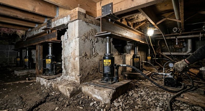 House Foundation Leveling in Chino Hills, CA