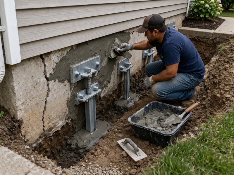 House Foundation Repair in Upland, CA