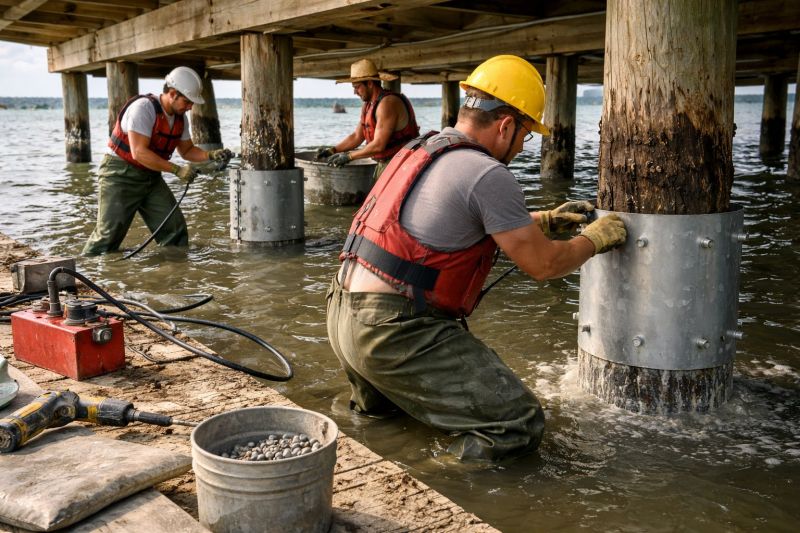 Piling Repair in Chino Hills, CA