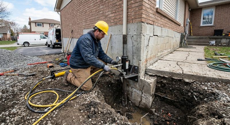 Sinking Foundation Repair in Arcadia, CA