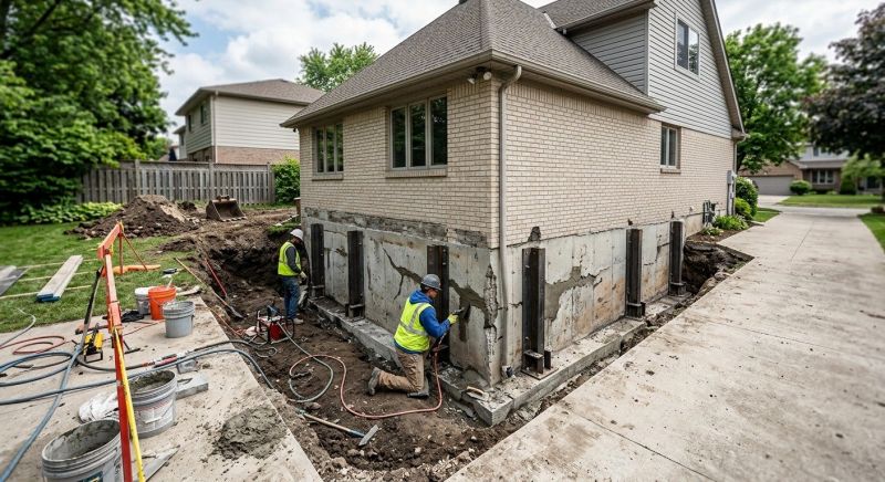 Sinking Foundation Repair in Riverside, CA