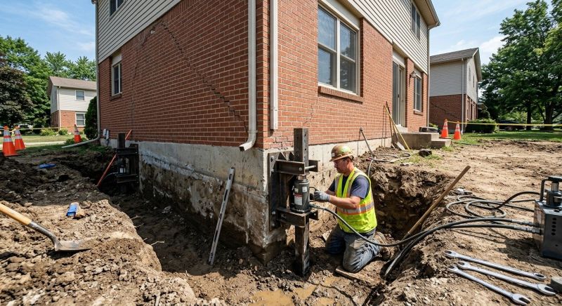 Sinking Foundation Repair in San Bernardino County, CA