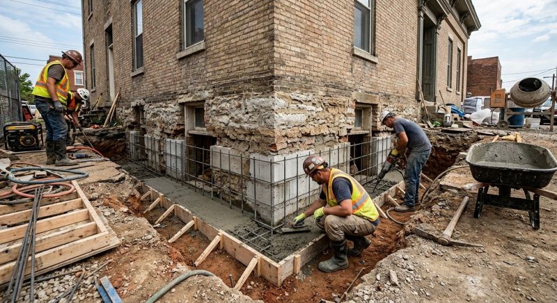 Structural Underpinning in Chino Hills, CA